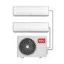 GRADE A2 - Multi-split SmartApp WIFI Inverter Wall Air Conditioner with two 12000 BTU indoor units to a single outdoor 