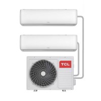GRADE A2 - Multi-split SmartApp WIFI Inverter Wall Air Conditioner with two 12000 BTU indoor units to a single outdoor 