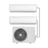 electriQ Iqool Multi-Split 2 x 9000 BTU Smart Wall Mounted Heat Pump Air Conditioner Bundle - Two Indoor Units Single Outdoor Unit and Pipe Kits Included