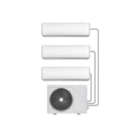 electriQ Multi-Split 3x 9000 BTU WiFi Smart A++ Wall Air Conditioner System with Single Outdoor Unit and 5m Pipe Kits