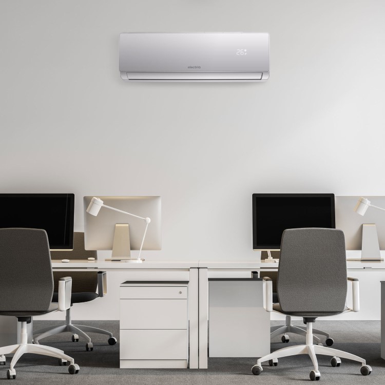 electriQ iQool Multi-Split 4 x 12000 BTU Smart Wall Mounted Air Conditioner with Heat Pump - Pipe Kits Included