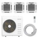 iQool-C3MSC5SPM electriQ iQool Multi-Split 2 x 18000 BTU / 1 x 12000 BTU Smart Ceiling Cassette Air Conditioner with Heat Pump - 5m Pipe Kit Included