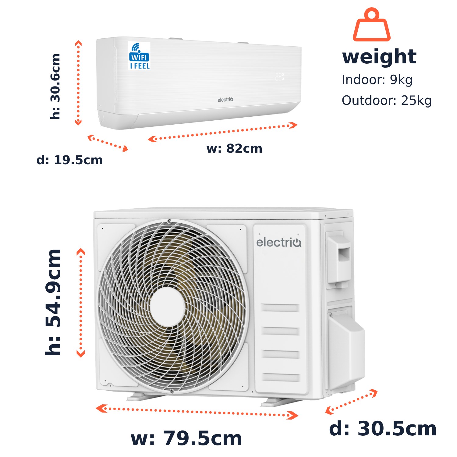 Indoor Unit All In One Heating And Air Conditioning Wall Units