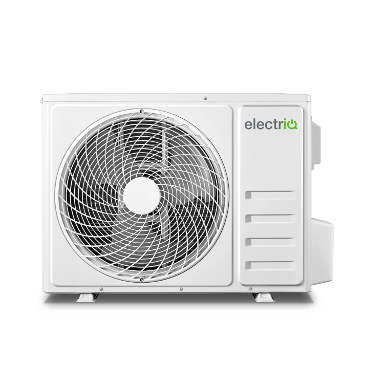 electriQ iQool 18000 BTU WiFi Smart A++ Wall Split Air Conditioner with Heat Pump and 5-Meter Pipe Kit Included - Black