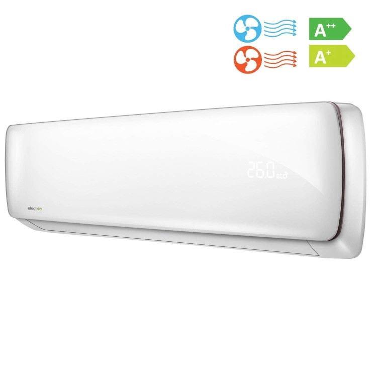 GRADE A1 - As new but box opened - 12000 BTU Smart A++ easy-fit DC Inverter  Wall Split Air Conditioner with 5 meters pipe kit and 5 years warranty