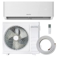 electriQ iQool 28000 BTU WiFi Smart A++ Wall Mounted Split Air Conditioner with Heat Pump - 5m Pipe Kit Included