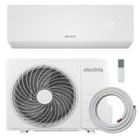 electriQ iQool 9000 BTU Smart A+++ Wall Mounted Split Air Conditioner with Heat Pump - 5m Pipe Kit Included