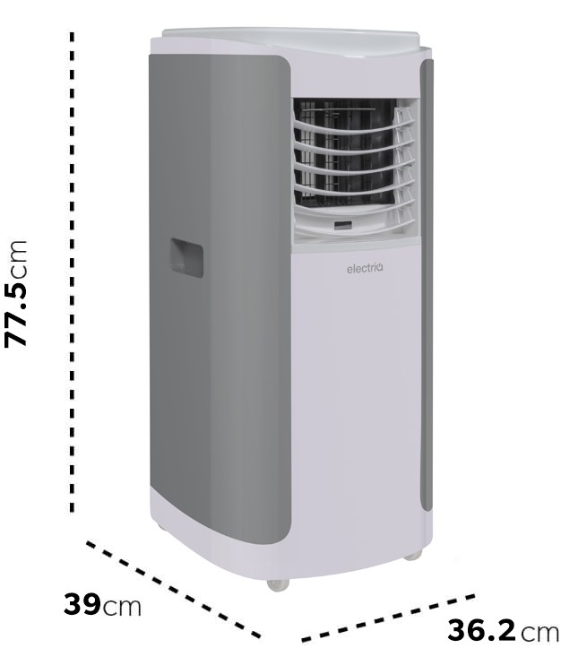 electriQ P15C dimensions.